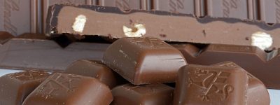 pedaços de chocolate