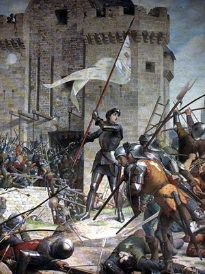 Joana D'Arc na Batalha de Orléans Guerra dos Cem Anos
